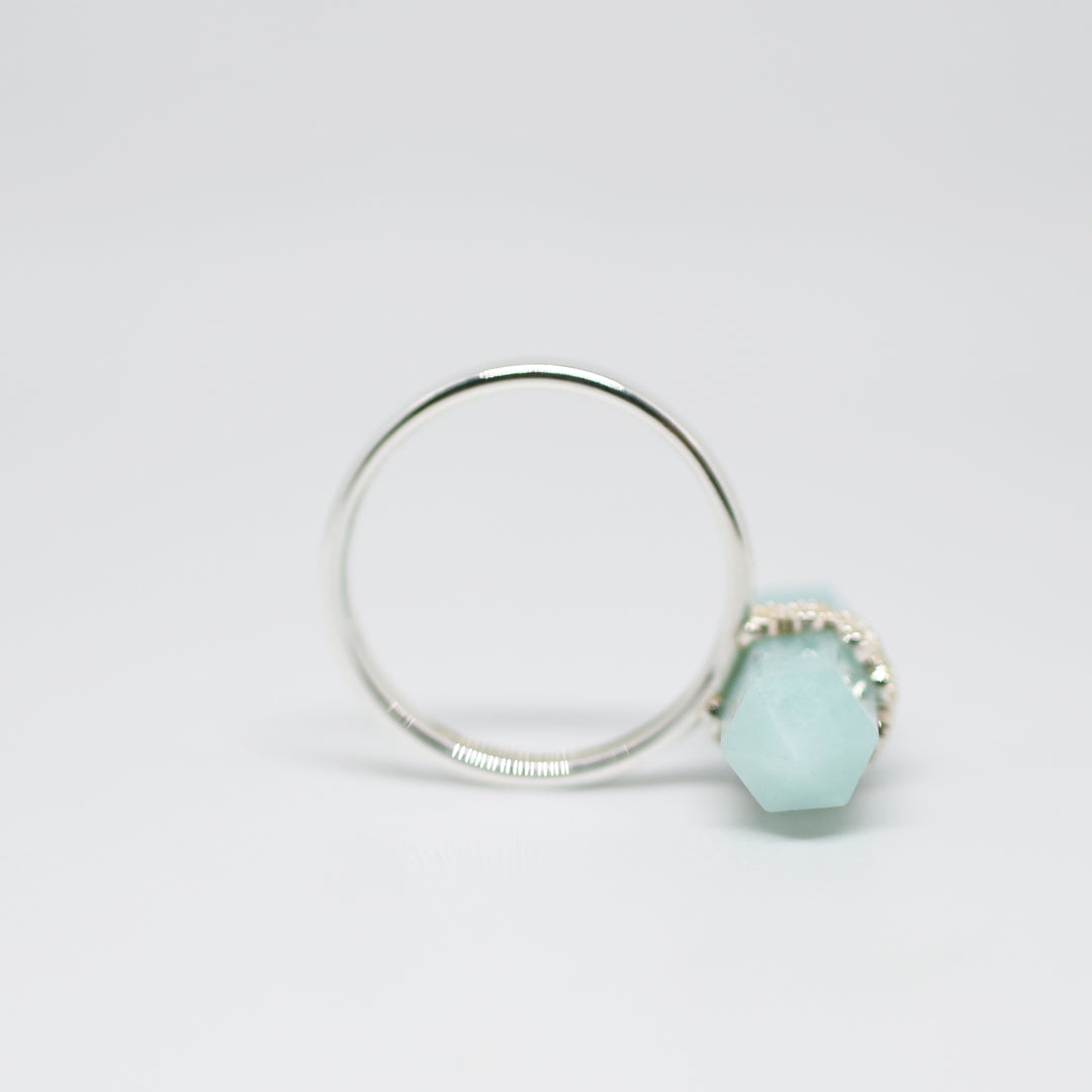 Talat　Samunphrai　アマゾナイト　リング　26ss