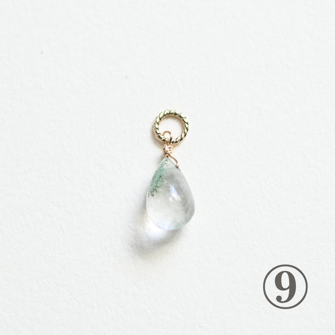 1点物ファントムクォーツチャーム【K10YG】26ss