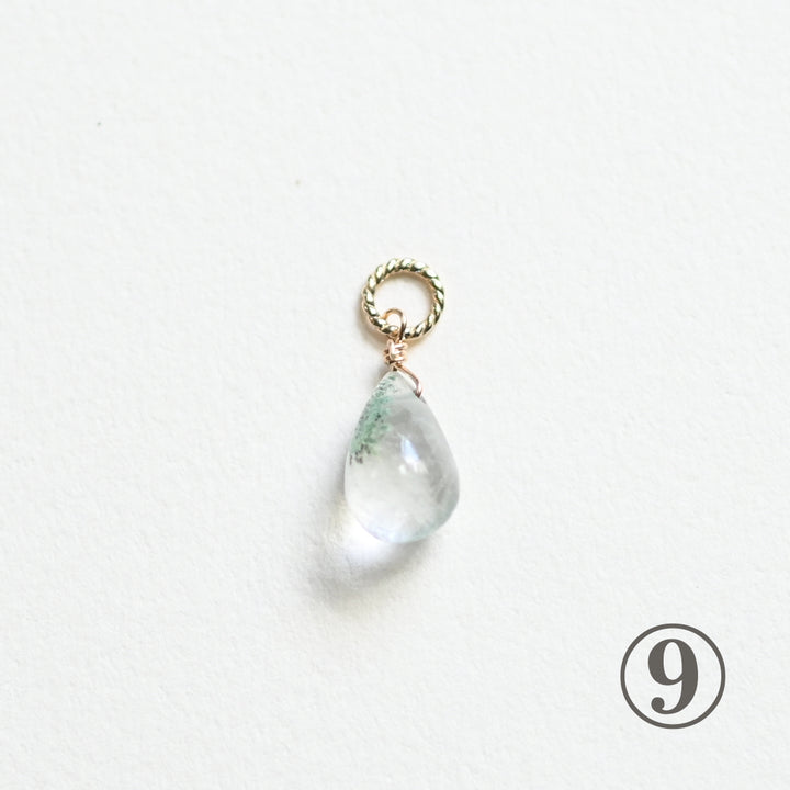 1点物ファントムクォーツチャーム【K10YG】26ss