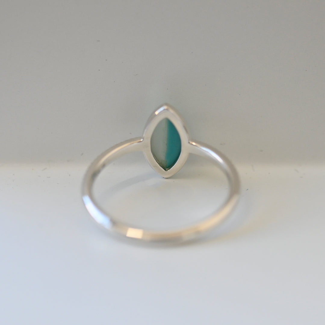 Talat　Consonance　ターコイズ＆マザーオブパール　リング　26ss