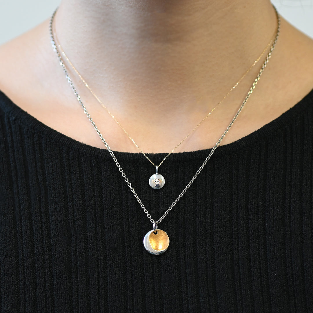 【BLACK FRIDAYクーポン対象外】Ananke  ペアネックレス【SV925/K10YG】25AW