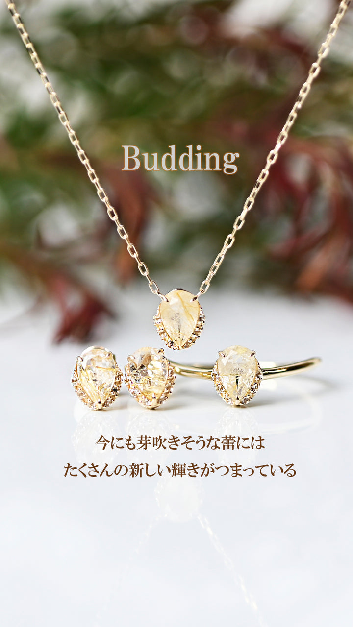 Budding ネックレス【K10YG】25ss