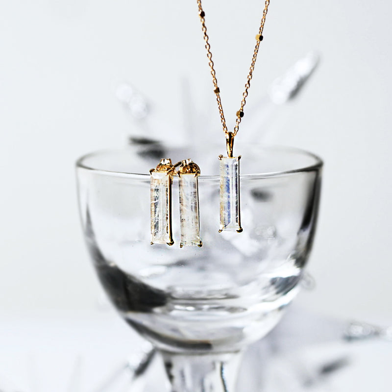 Flost pillar　ピアス【K10YG】23A/W