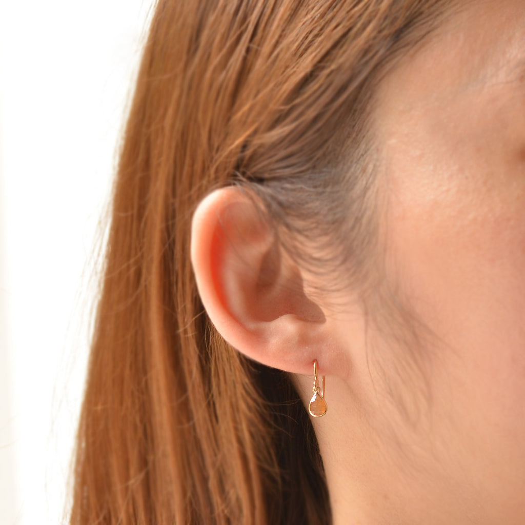 【各種クーポン・ポイントのご利用不可】花雫　ゴールデンサンストーン　ピアス　22SS