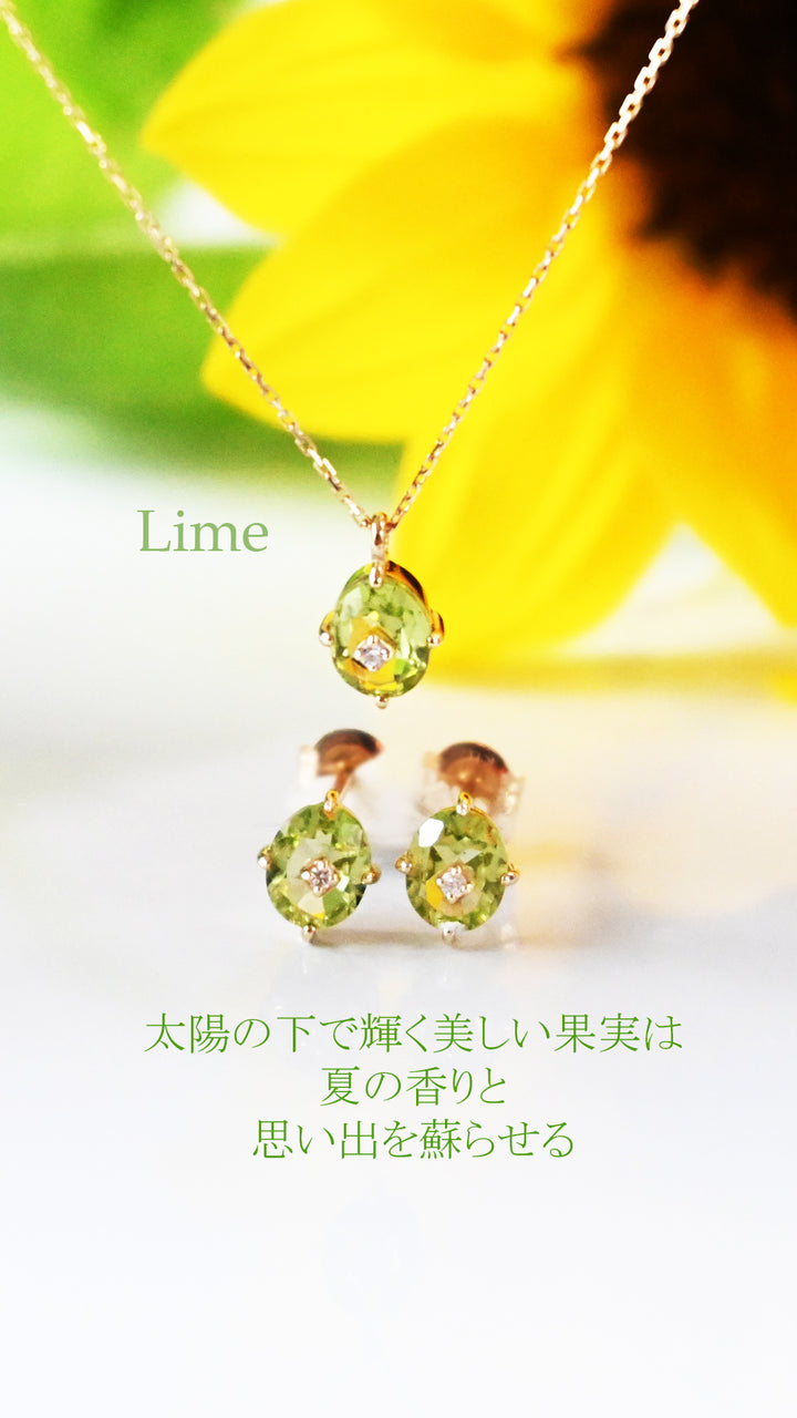 【各種クーポン・ポイントのご利用不可】Lime　ネックレス【K10YG】24S/S
