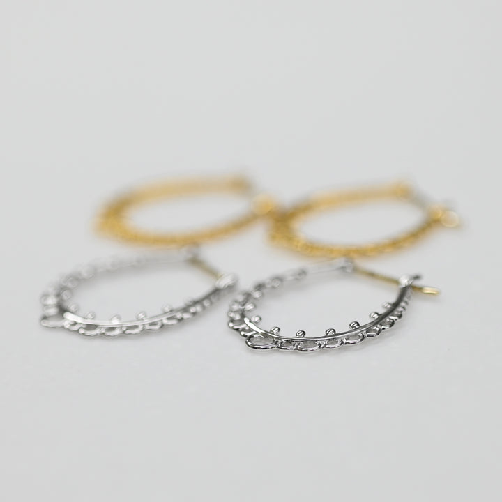 Talat　Kanok Lai Thai ①ピアス　【SV925＋K10YG】26ss