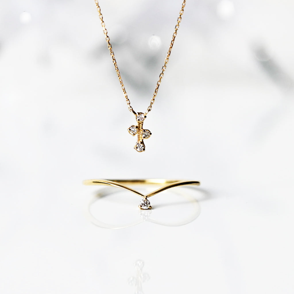 【各種クーポン・ポイントのご利用不可】Stars Southern Cross ネックレス【K10YG】23A/W