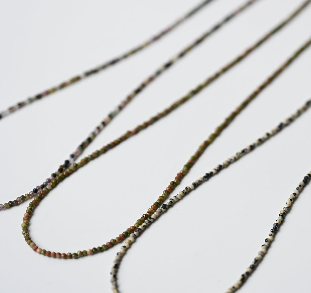 Talat　sanuk　ダルメシアンジェードネックレス　26ss