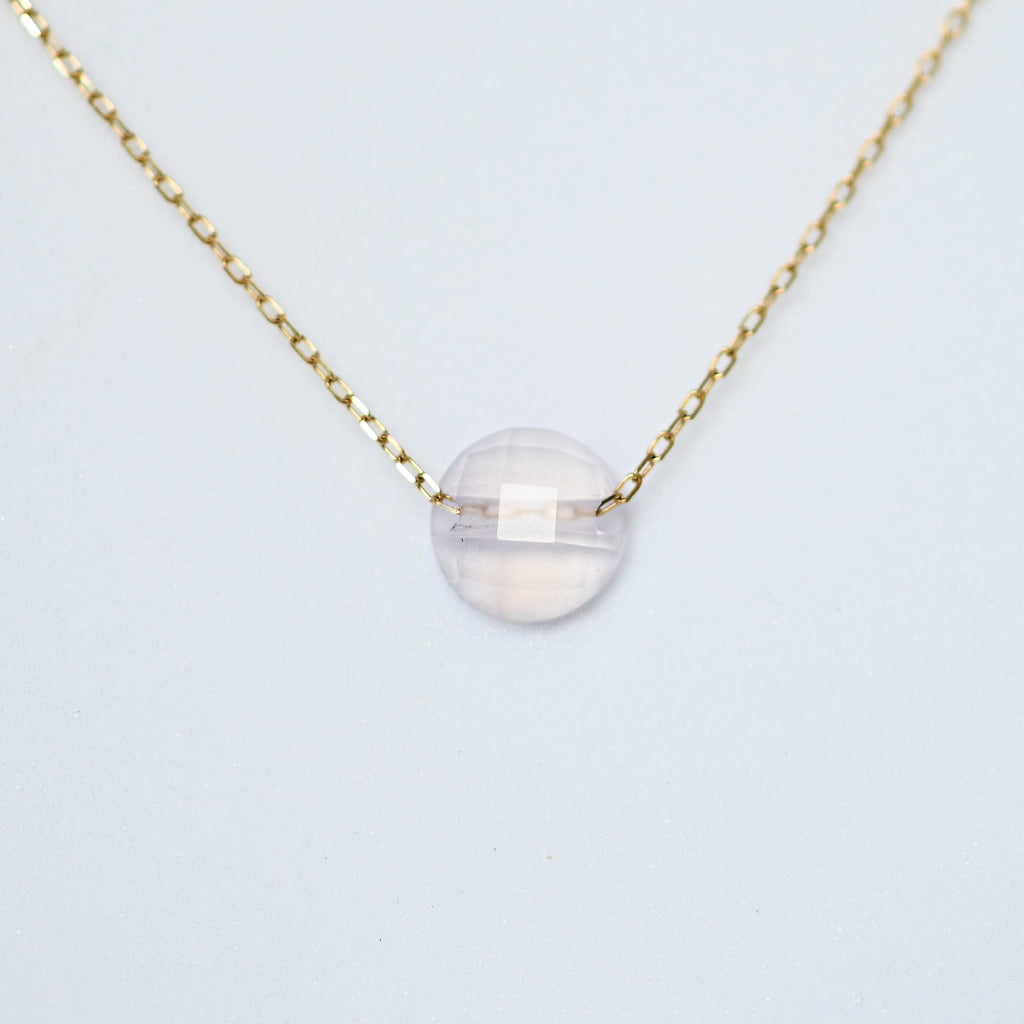 atsumeru jewelry ローズクォーツチェッカーカット 24aw