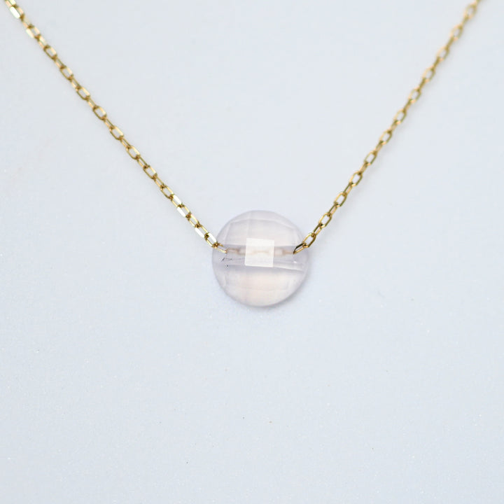 atsumeru jewelry ローズクォーツチェッカーカット 24aw