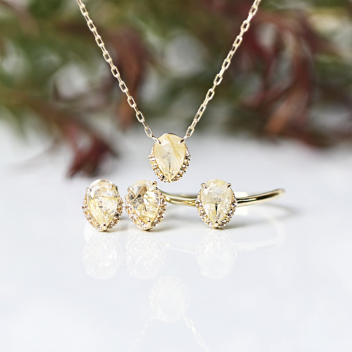 Budding ネックレス【K10YG】25ss