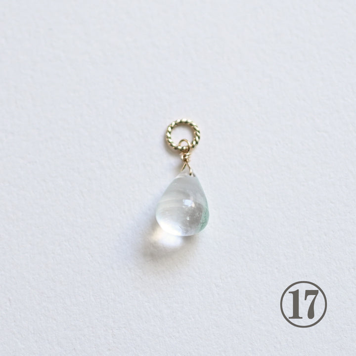 1点物ファントムクォーツチャーム【K10YG】26ss