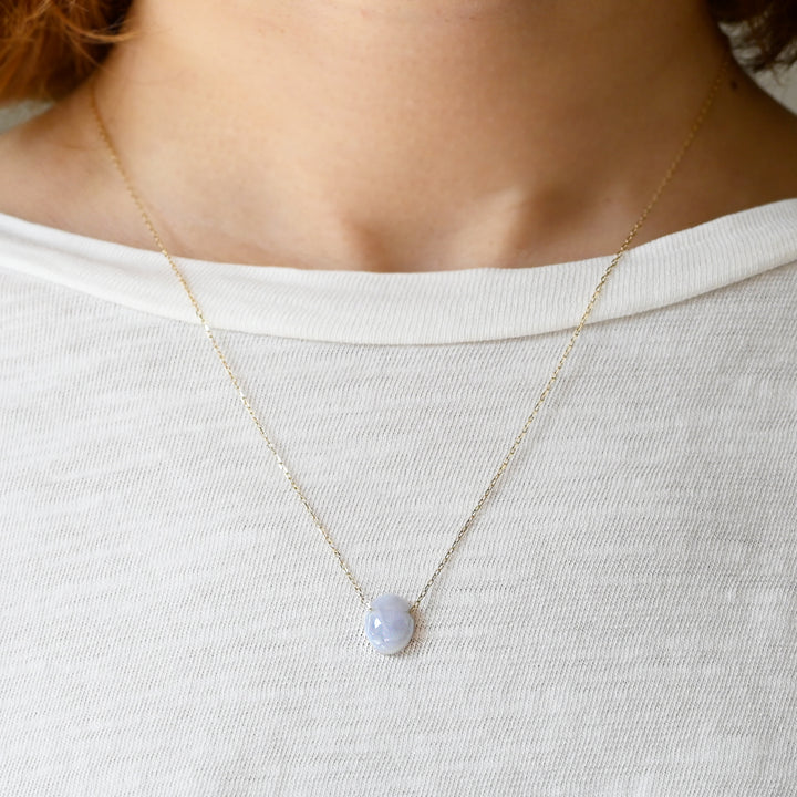 atsumeru jewelry ブルーカルセドニーオーバルカット 24aw