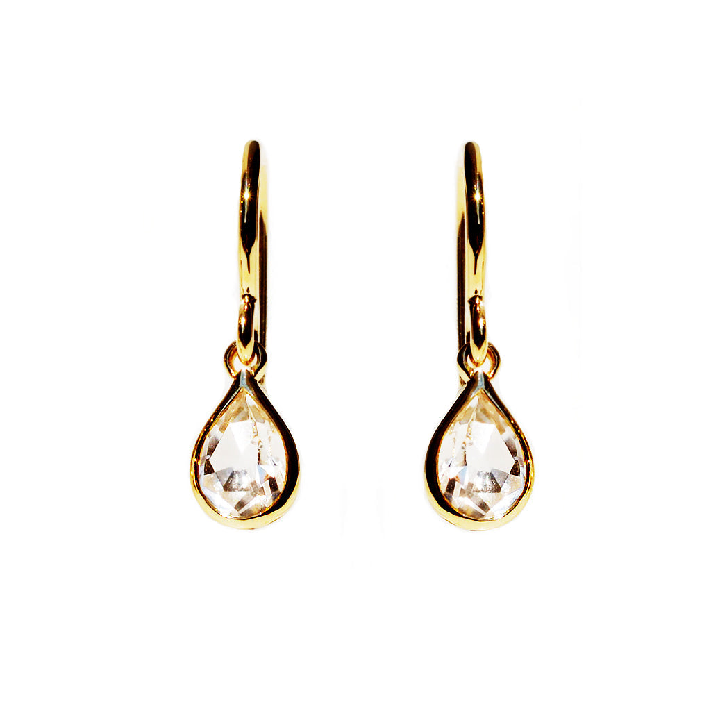 【各種クーポン・ポイントのご利用不可】花雫　ホワイトクォーツ　ピアス　22SS