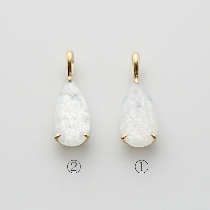 【数量限定】イリデッセンスアクアマリン ペンダントトップ【K10YG】26ss