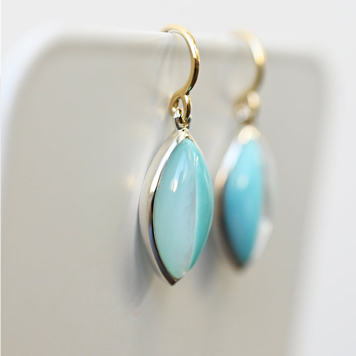 Talat　Consonance　ターコイズ＆マザーオブパール ピアス　26ss