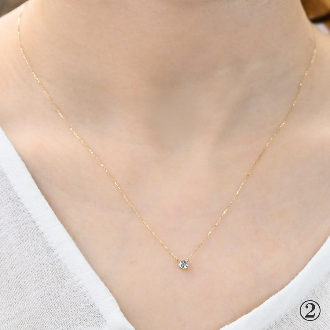 数量限定】アイスブルーサファイアネックレス【K10YG】25AW – sowi