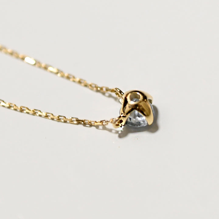 【数量限定】アイスブルーサファイアネックレス【K10YG】25AW