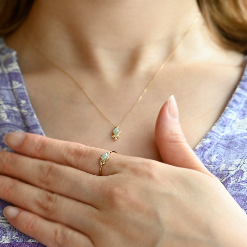 【各種クーポン・ポイントのご利用不可】Palmettoネックレス【K10YG】24S/S