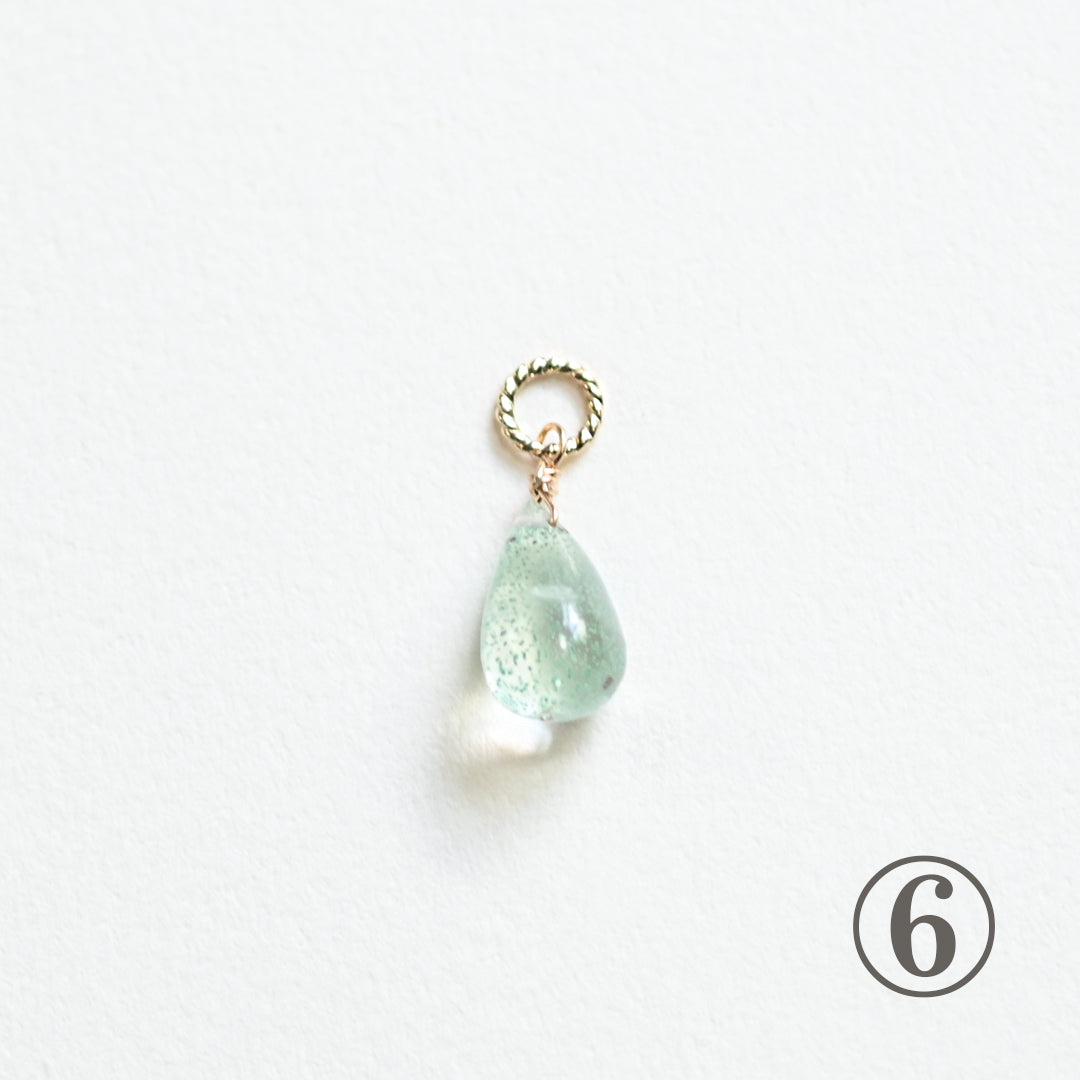 1点物ファントムクォーツチャーム【K10YG】26ss