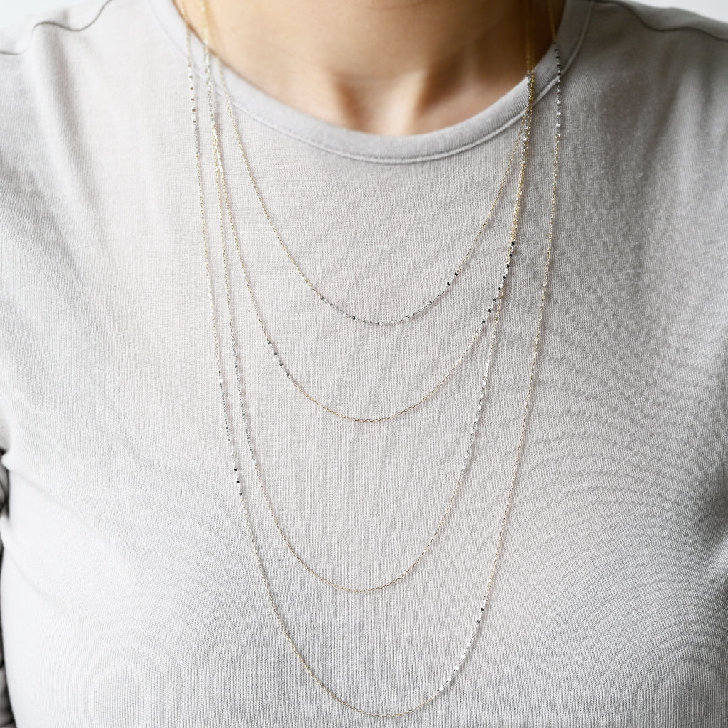 ⅼigne 60㎝ ネックレス【K10YG・K10WG】24S/S – sowi