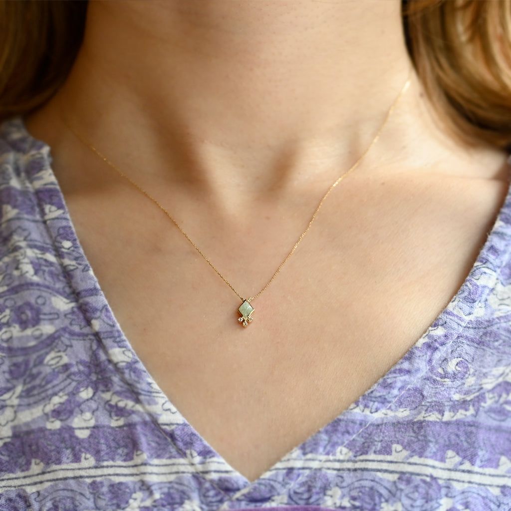 【各種クーポン・ポイントのご利用不可】Palmettoネックレス【K10YG】24S/S