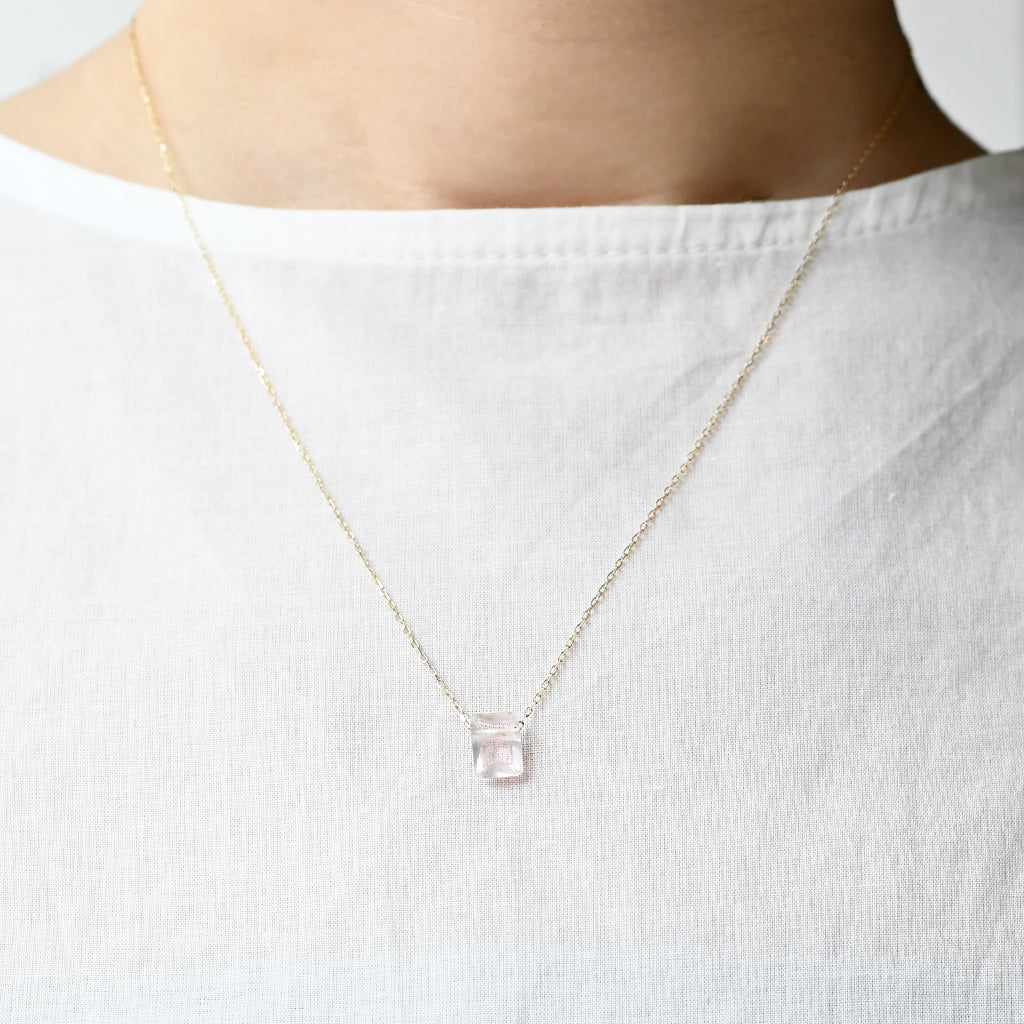 atsumeru jewelry ローズクォーツオクタゴンカット 24aw