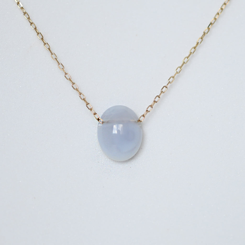 atsumeru jewelry ブルーカルセドニーオーバルカット 24aw