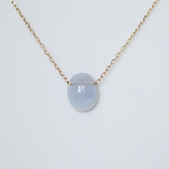 atsumeru jewelry ブルーカルセドニーオーバルカット 24aw