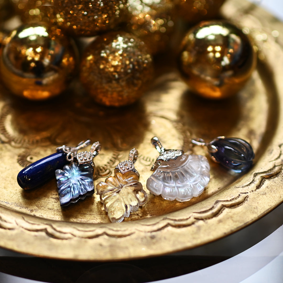 数量限定】Talat Ornament フローライト ペンダントトップ【SV925