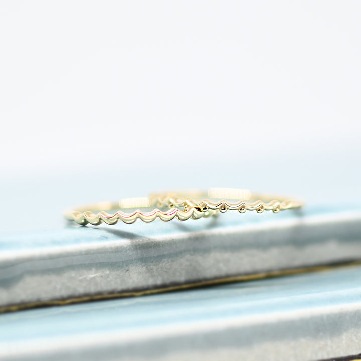 pattern　リング　①【K10YG】26ss