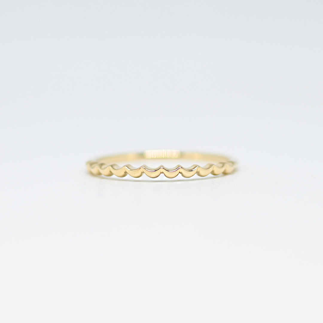 pattern　リング　①【K10YG】26ss