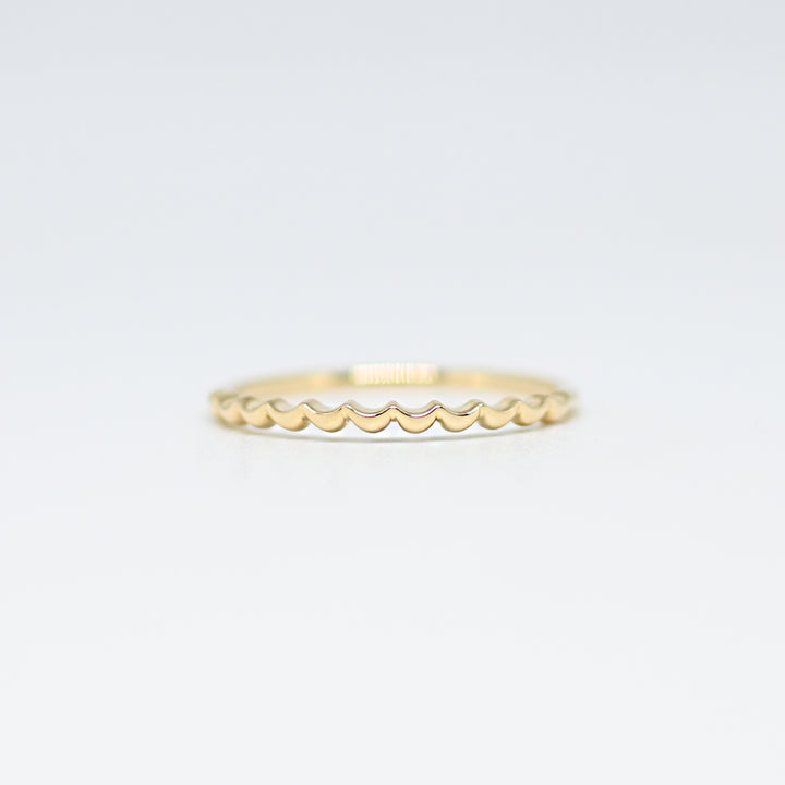 pattern　リング　①【K10YG】26ss