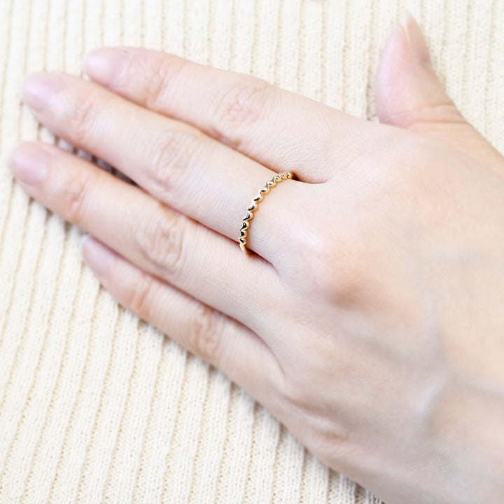 pattern　リング　①【K10YG】26ss