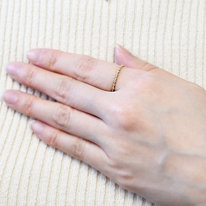 pattern　リング　②【K10YG】26ss