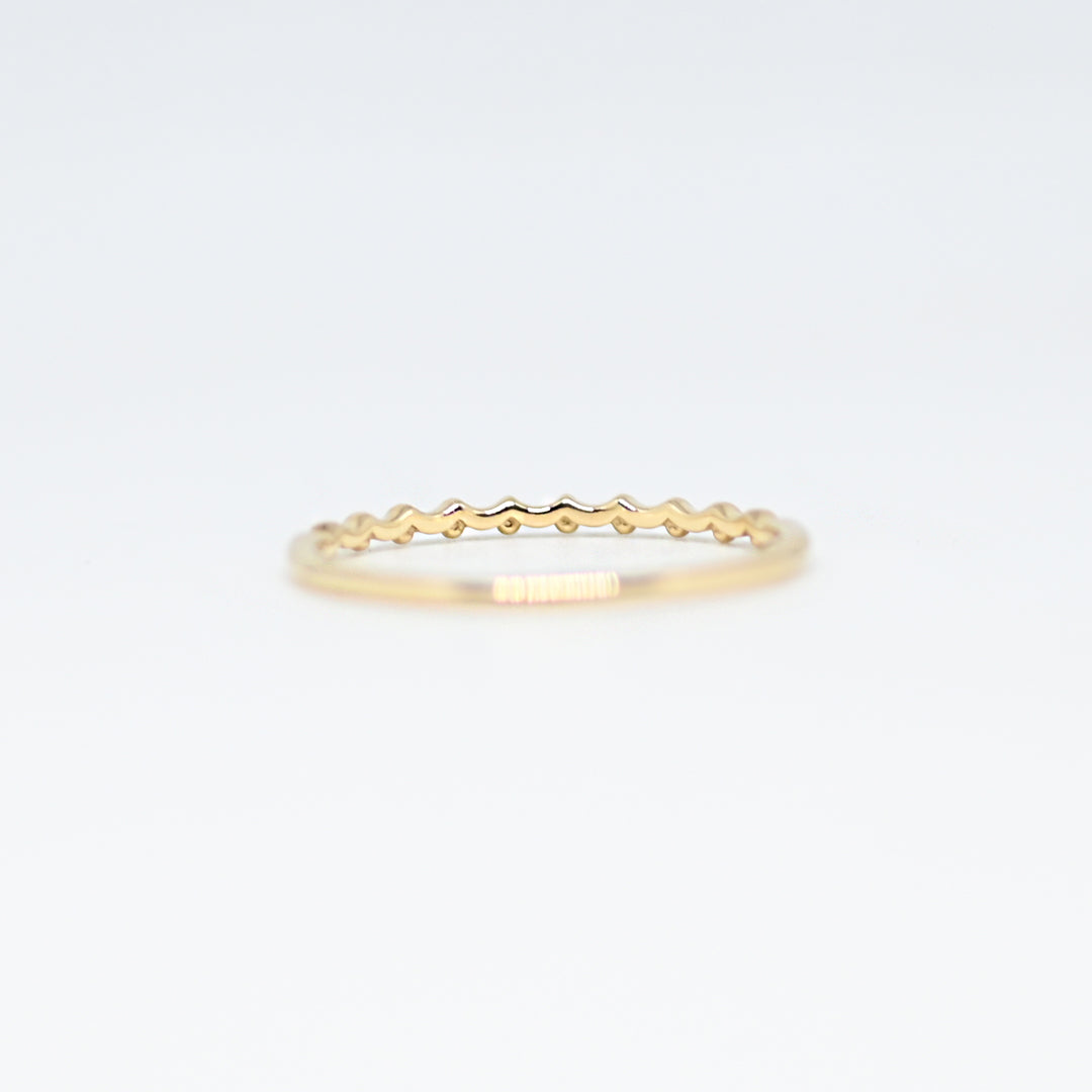 pattern　リング　②【K10YG】26ss