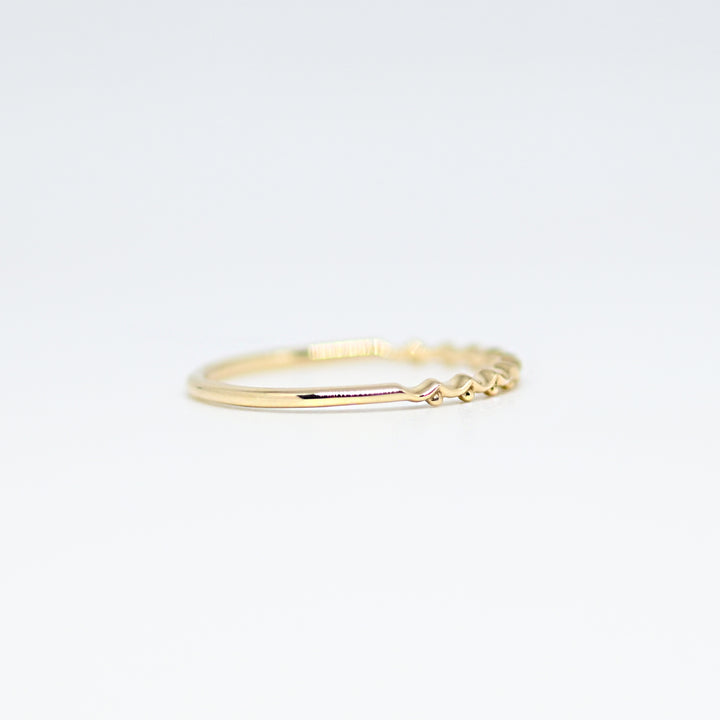 pattern　リング　②【K10YG】26ss