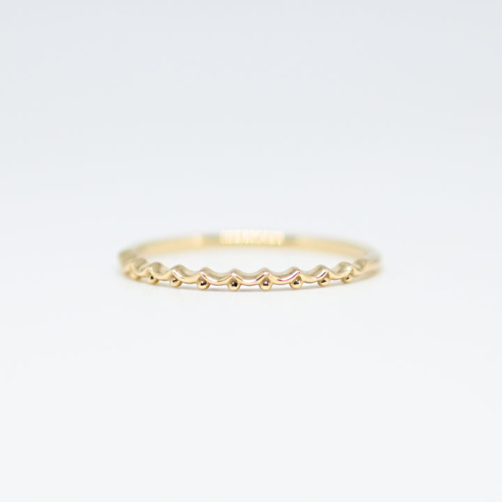 pattern　リング　②【K10YG】26ss