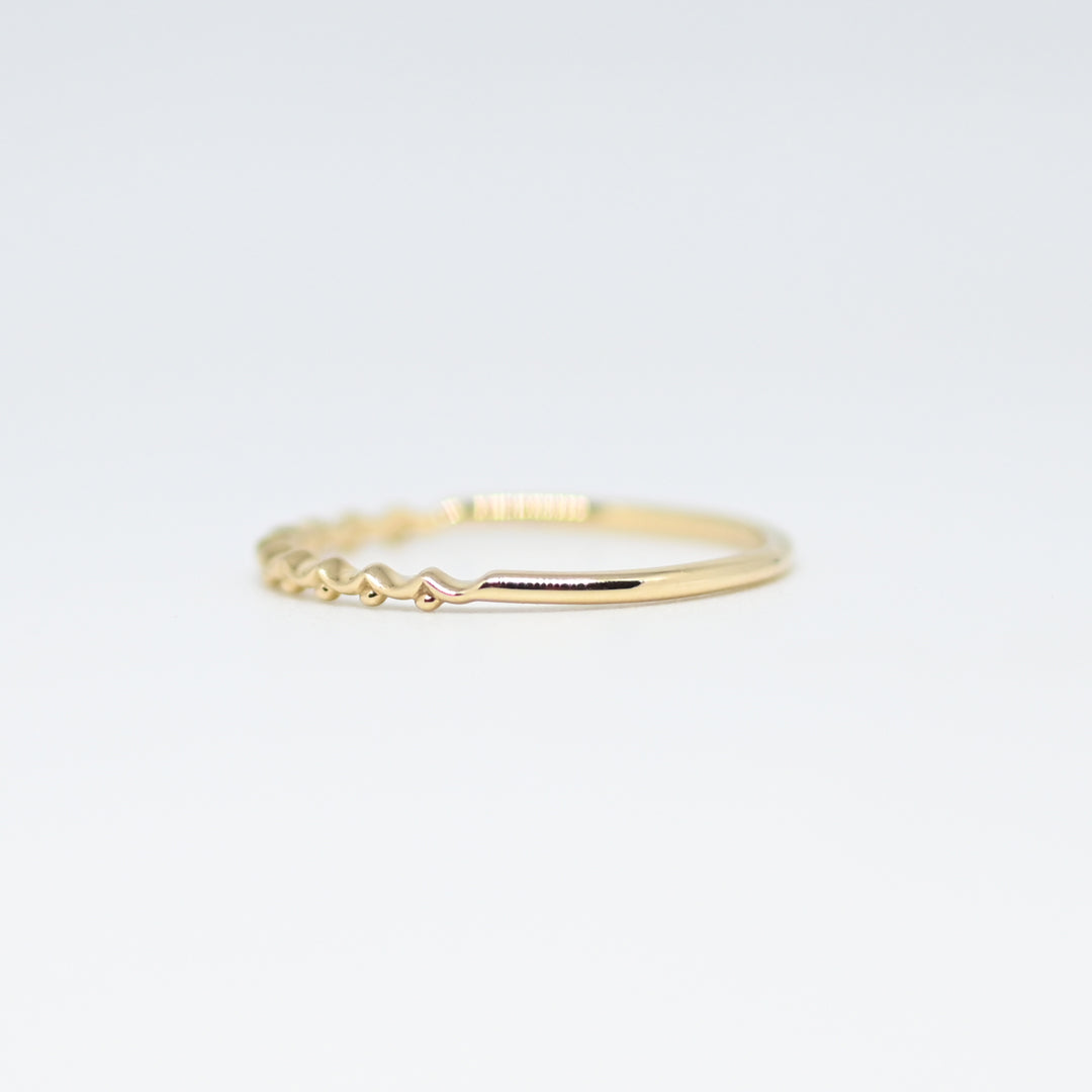 pattern　リング　②【K10YG】26ss