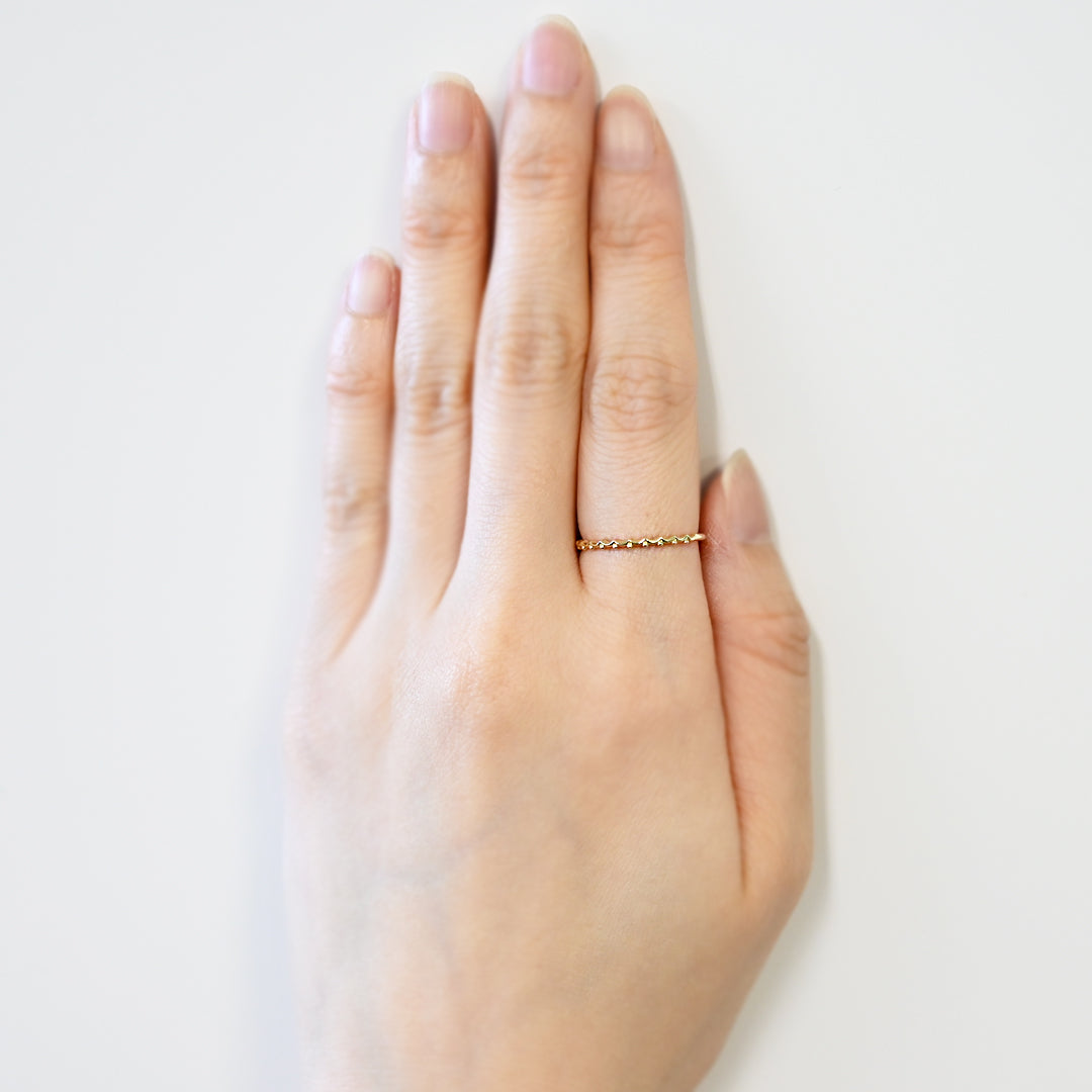 pattern　リング　②【K10YG】26ss