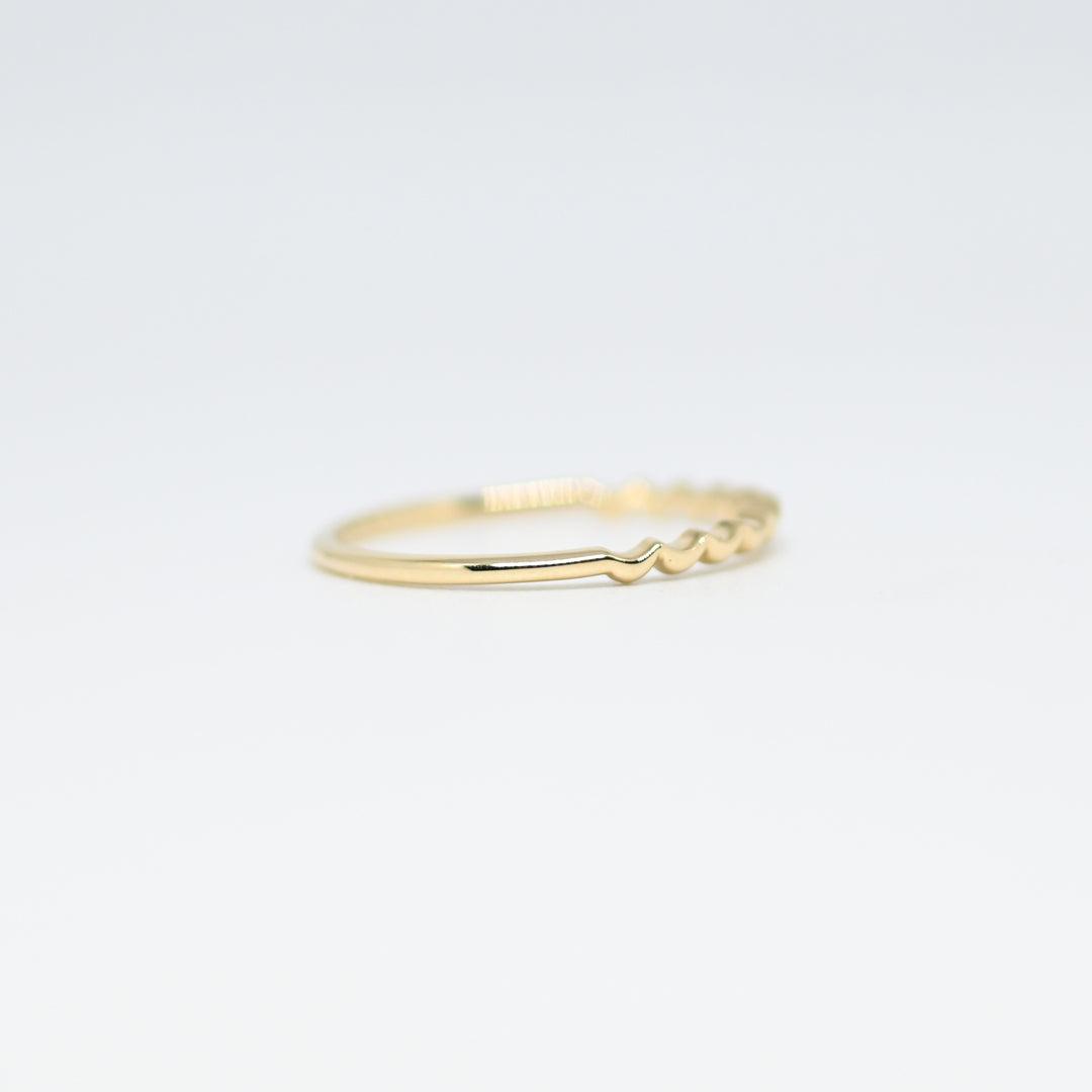 pattern　リング　①【K10YG】26ss