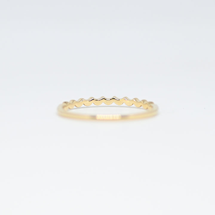 pattern　リング　①【K10YG】26ss