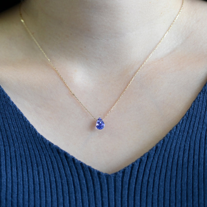 atsumeru jewelry タンザナイト  ペアシェイプカット 25ss