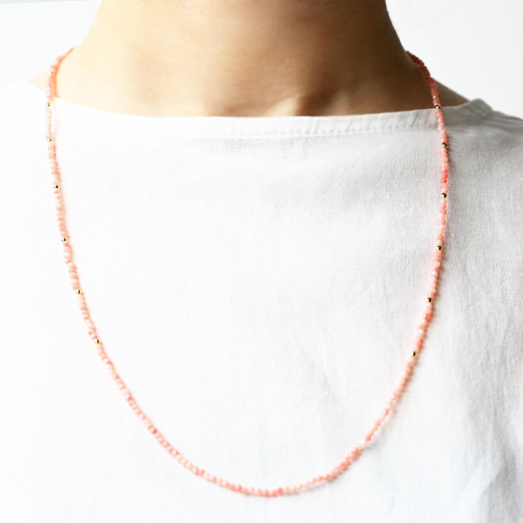 Talat　sanuk　ピンク珊瑚 ネックレス　25ss