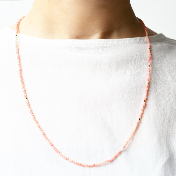Talat　sanuk　ピンク珊瑚 ネックレス　25ss