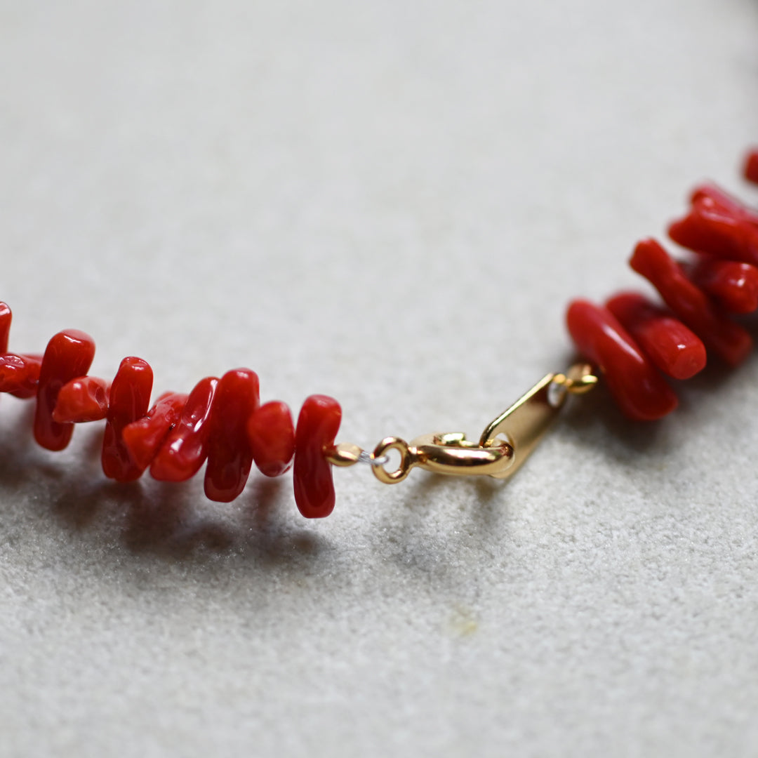 Talat　sanuk　赤珊瑚ネックレス　25AW