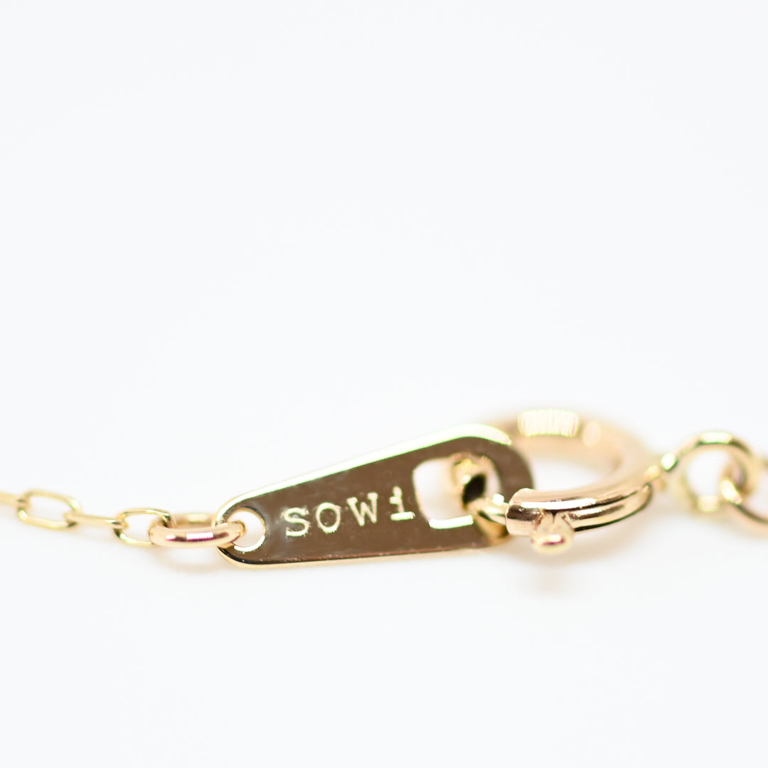 １点物 バイカラートルマリンスクエアネックレス25AW