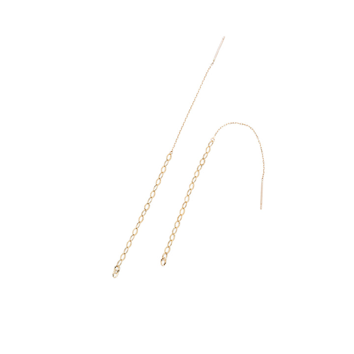 チェーンピアス・ルナチェーン【K10YG】