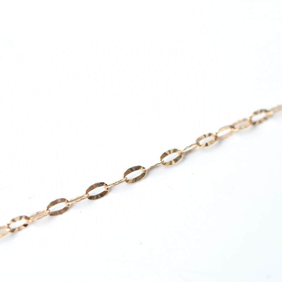 チェーンピアス・ルナチェーン【K10YG】