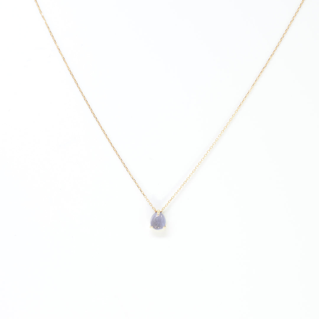 【各種クーポン・ポイントのご利用不可】ファンシーカット 12月 タンザナイトネックレス【K10YG】